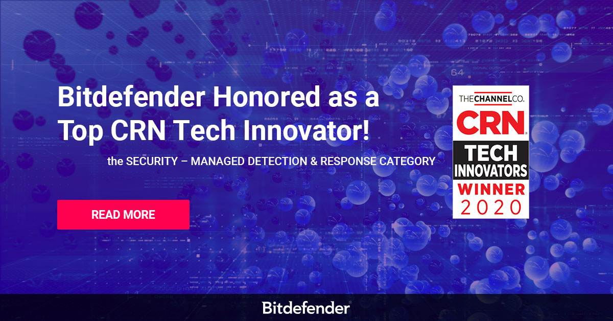 Bitdefender MDR Wins Tech Innovators Award