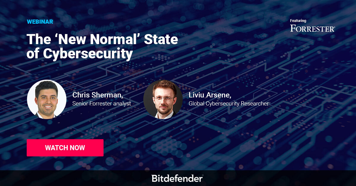New Normal State of Cybersecurity Webinar Bitdefender